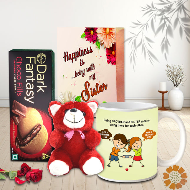 Perfect Rakhi Surprise For Sister - Emotional Rakhi gift, Thoughtful Rakhi present, Heartfelt gift for sister