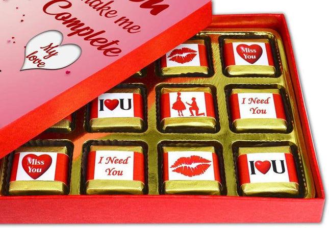 Special Chocolate Gift Box for Girlfriend, Wife, Boyfriend, Husband