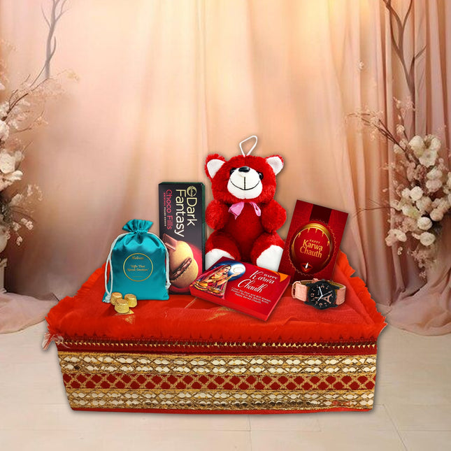 Karwa Chauth Gift for Wife - Karwa Chauth Special Hamper, Karwa Chauth Gift for Marriage