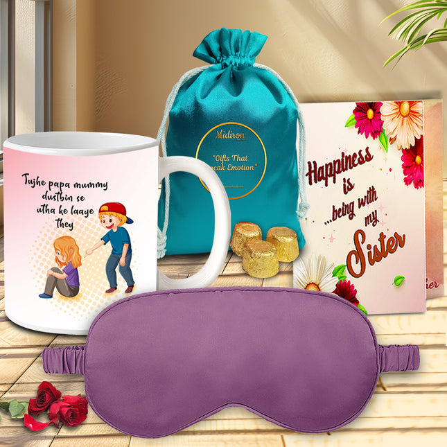 Surprise Gift For Sister In Rakhi - Thoughtful Rakhi present, Heartfelt gift for sister, Gift for sister from brother