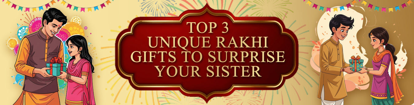 Top 3 Unique Raksha Bandhan Gifts to Surprise Your Sister
