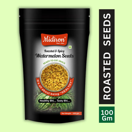 Roasted & Spicy Watermelon Seed (100gm) - Midiron