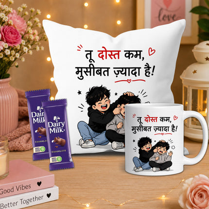 friend cup, best friend mug, bestie mug, coffee mug gift for friend, chocolate gift for friend, friendship chocolate gift, mug and chocolate combo, coffee mug with chocolate, friendship day chocolate combo, friendship day gift box, friendship gift pack, friendship day surprise gift, friendship day present, cute friendship gift, friendship celebration gift, gift for male friend, gift for female friend, gift for bestie, gift for best friend girl, gift for best friend boy, friendship day return gift