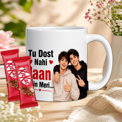 friend cup, best friend mug, bestie mug, coffee mug gift for friend, chocolate gift for friend, friendship chocolate gift, mug and chocolate combo, coffee mug with chocolate, friendship day chocolate combo, friendship day gift box, friendship gift pack, friendship day surprise gift, friendship day present, cute friendship gift, friendship celebration gift, gift for male friend, gift for female friend, gift for bestie, gift for best friend girl, gift for best friend boy, friendship day return gift