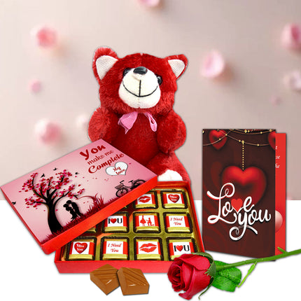 Luxury Sweet Love Gift Set for Girlfriend, Wife & Special One | Romantic Chocolate Surprise