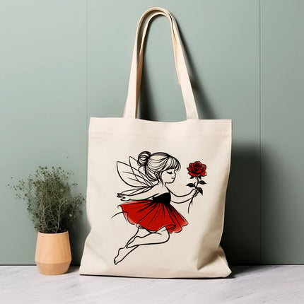 Premium Canvas Tote Bag for Women, Stylish Hand Bag for Girls, Daily Use Tote with Waterproof Inner Fabric, 1 Main Zipper Pocket & 3 Inside Pockets, Spacious 16x14 Inch Shoulder Bag for Office, College & Travel