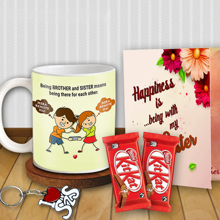 Return Gift for Sister - Raksha Bandhan Combo Gift, Festival Gift Box for Sister, Rakhi Celebration Set