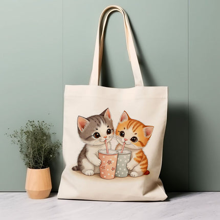 Premium Canvas Tote Bag for Women, Stylish Hand Bag for Girls, Daily Use Tote with Waterproof Inner Fabric, 1 Main Zipper Pocket & 3 Inside Pockets, Spacious 16x14 Inch Shoulder Bag for Office, College & Travel