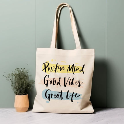 Premium Canvas Tote Bag for Women, Stylish Hand Bag for Girls, Daily Use Tote with Waterproof Inner Fabric, 1 Main Zipper Pocket & 3 Inside Pockets, Spacious 16x14 Inch Shoulder Bag for Office, College & Travel