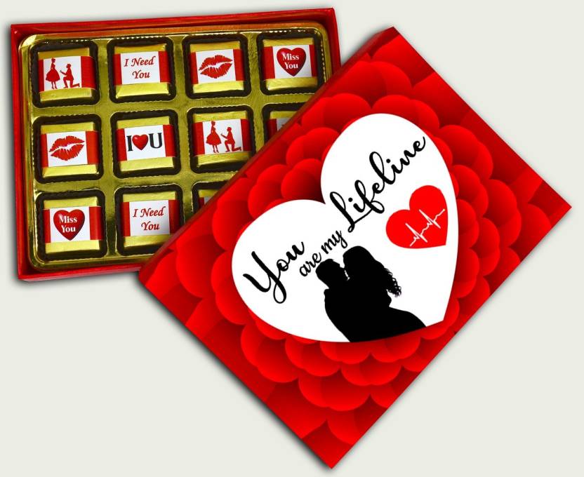 Valentine gift set featuring premium chocolates, a romantic printed mug, Rose,and a Greeting card – perfect for expressing love to your partner.