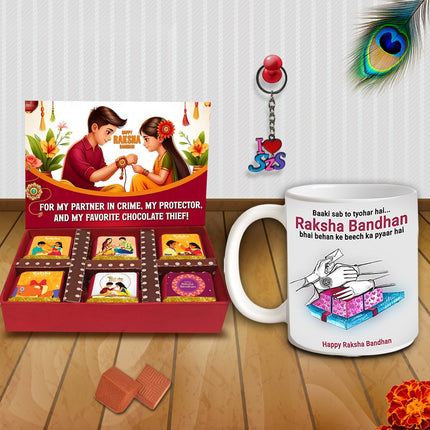 Rakhi Gift Hamper for Sister – Raksha Bandhan Hampers, Rakshabandhan Rakhi, Cute Rakhi Gift For Sister