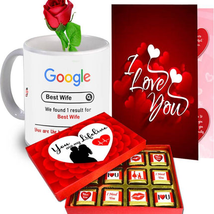 Lovely Gift for Valentine - Gift for Girlfriend, Best gift for Wife - Ceramic Gift Box  (Multicolor)