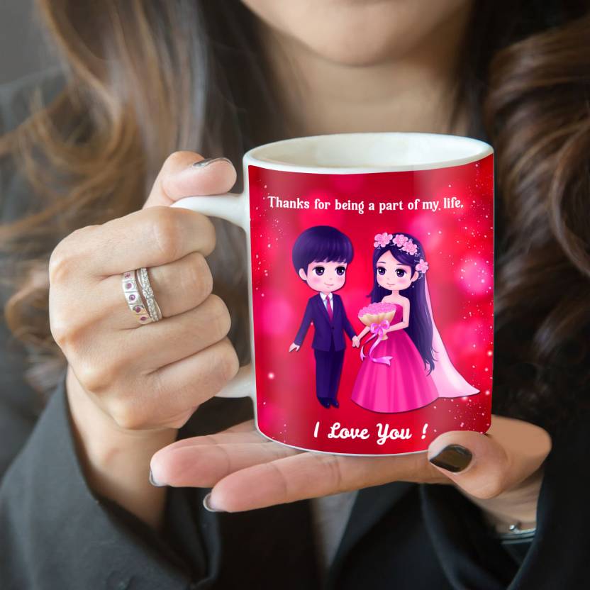 Valentine gift set featuring premium chocolates, a romantic printed mug, Rose,and a Greeting card – perfect for expressing love to your partner.