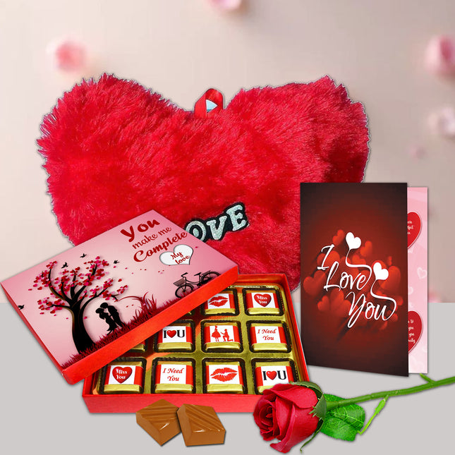 Premium Love Gift Set for Girlfriend & Wife | Romantic Chocolate Gift for Loved One | Perfect Valentine Surprise