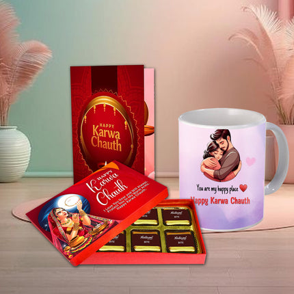Karwa Chauth Chocolate Gift Ideas - Romantic Chocolate Surprise, Karwa Chauth Sweet Hamper