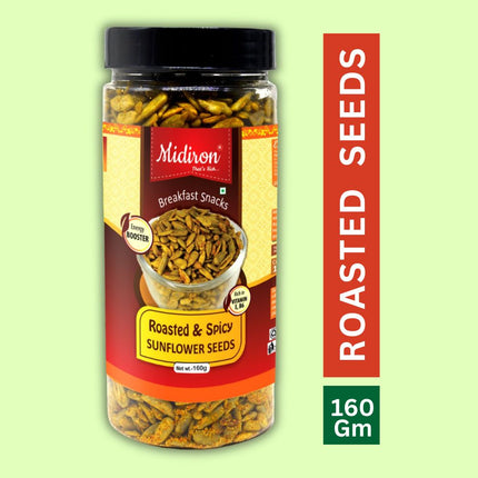 Roasted Flavor Sunflower Seed, Chatpata Sunlower Seed 160 mg - Midiron
