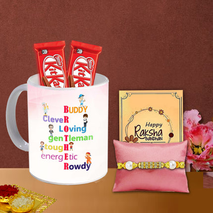 Premium Rakhi Gift Hamper For Brother - Rakhi gift box, Rakhi gift hamper, Rakhi return gift for sister