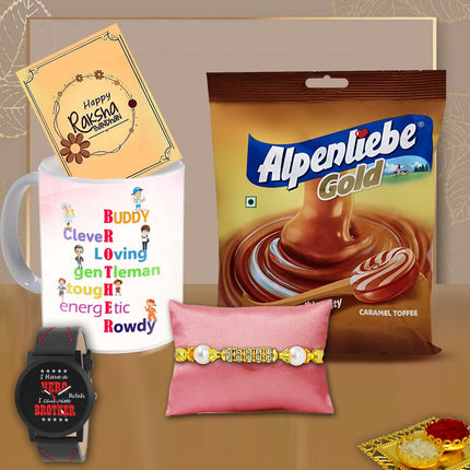 Rakhi Combo For Brother - Rakhi Gift Hampers For Brother, Rakhi Set For Brother