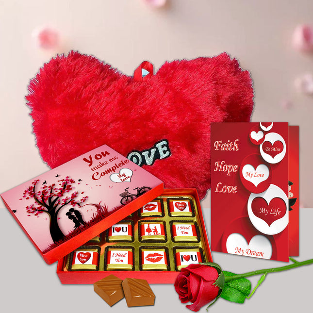 Premium Love Gift Set for Girlfriend & Wife | Romantic Chocolate Gift for Loved One | Perfect Valentine Surprise
