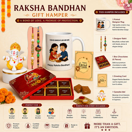designer rakhi gift collection, rakhi gift pack online india, best chocolate gift for brother, raksha bandhan surprise gift, rakhi festival chocolate box, brother sister rakhi gift set, luxury rakhi chocolate hamper, rakhi gift basket for brother, handmade rakhi gift combo, raksha bandhan celebration hamper, chocolate gift pack for rakhi, traditional rakhi and chocolate combo, rakhi special gift hamper, rakhi gift ideas for brother, premium festive gift box, raksha bandhan gift collection, buy rakhi gifts