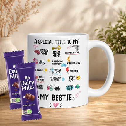 friend cup, best friend mug, bestie mug, coffee mug gift for friend, chocolate gift for friend, friendship chocolate gift, mug and chocolate combo, coffee mug with chocolate, friendship day chocolate combo, friendship day gift box, friendship gift pack, friendship day surprise gift, friendship day present, cute friendship gift, friendship celebration gift, gift for male friend, gift for female friend, gift for bestie, gift for best friend girl, gift for best friend boy, friendship day return gift
