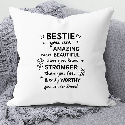 friendship gift cushion, friendship gift pillow, cute friendship cushion, premium friendship pillow, friendship soft cushion, Best Friend Gift, bestie gift, bestie cushion, bestie pillow, BFF gift, gift for bestie, gift for male friend, gift for female friend, school friend gift, college friend gift, office friend gift, colleague gift, roommate gift, friendship appreciation gift, thank you gift for friend,