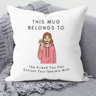 friendship gift cushion, friendship gift pillow, cute friendship cushion, premium friendship pillow, friendship soft cushion, Best Friend Gift, bestie gift, bestie cushion, bestie pillow, BFF gift, gift for bestie, gift for male friend, gift for female friend, school friend gift, college friend gift, office friend gift, colleague gift, roommate gift, friendship appreciation gift, thank you gift for friend,