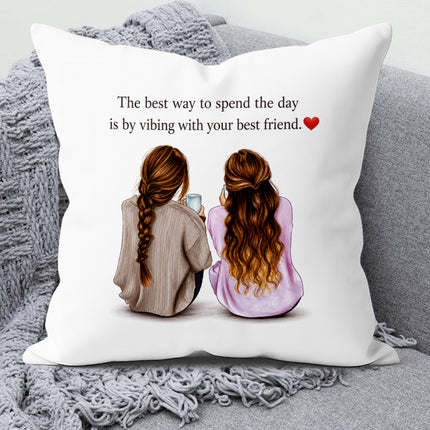 friendship gift cushion, friendship gift pillow, cute friendship cushion, premium friendship pillow, friendship soft cushion, Best Friend Gift, bestie gift, bestie cushion, bestie pillow, BFF gift, gift for bestie, gift for male friend, gift for female friend, school friend gift, college friend gift, office friend gift, colleague gift, roommate gift, friendship appreciation gift, thank you gift for friend,