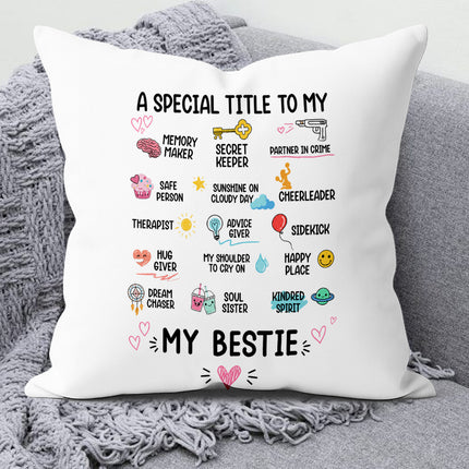 friendship gift cushion, friendship gift pillow, cute friendship cushion, premium friendship pillow, friendship soft cushion, Best Friend Gift, bestie gift, bestie cushion, bestie pillow, BFF gift, gift for bestie, gift for male friend, gift for female friend, school friend gift, college friend gift, office friend gift, colleague gift, roommate gift, friendship appreciation gift, thank you gift for friend,