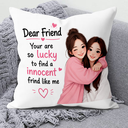 friendship gift cushion, friendship gift pillow, cute friendship cushion, premium friendship pillow, friendship soft cushion, Best Friend Gift, bestie gift, bestie cushion, bestie pillow, BFF gift, gift for bestie, gift for male friend, gift for female friend, school friend gift, college friend gift, office friend gift, colleague gift, roommate gift, friendship appreciation gift, thank you gift for friend,