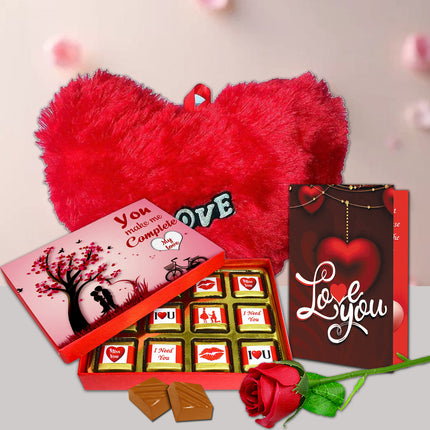 Premium Love Gift Set for Girlfriend & Wife | Romantic Chocolate Gift for Loved One | Perfect Valentine Surprise