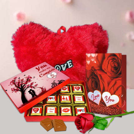 Premium Love Gift Set for Girlfriend & Wife | Romantic Chocolate Gift for Loved One | Perfect Valentine Surprise