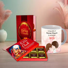 Karwa Chauth Chocolate Gift for Wife - Karwa Chauth Sweet Surprise, Karwa Chauth Love Treat