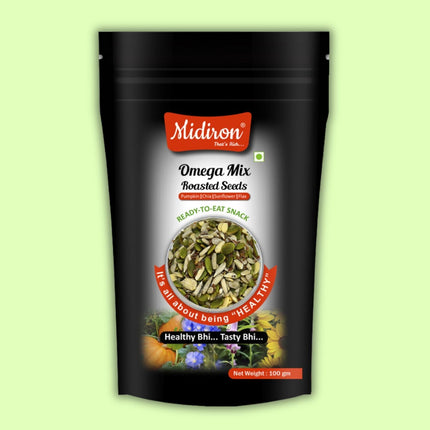 Omega Mix Seed, Roasted Healthy seed 100 mg - Midiron