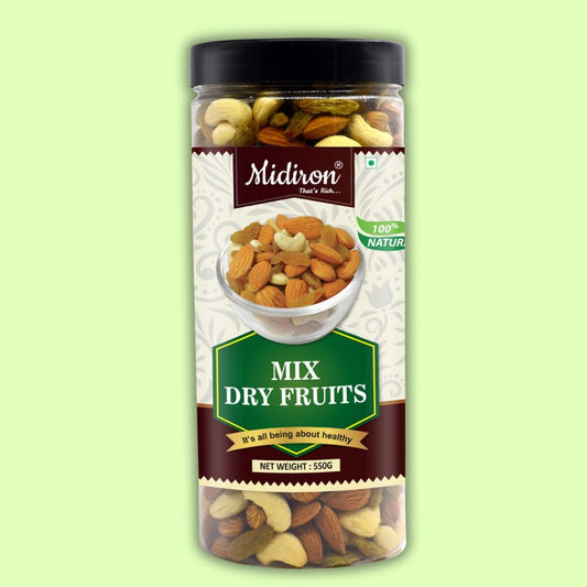 Dry Fruits Mixed Healthy Pack | Natural Dry Mixed Fruits | Healthy Dry Fruits 550