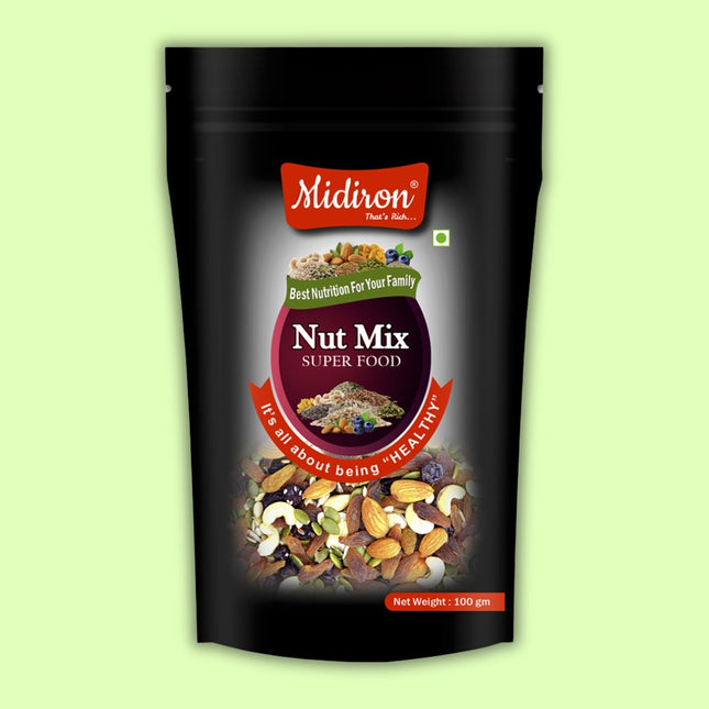 Nut Mix, Roasted Trail Mix Super food (100g) - Midiron
