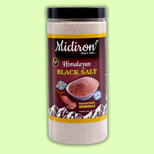 Himalayan Black Salt Premium Quality (Kala Namak) Black Salt  (500 g)