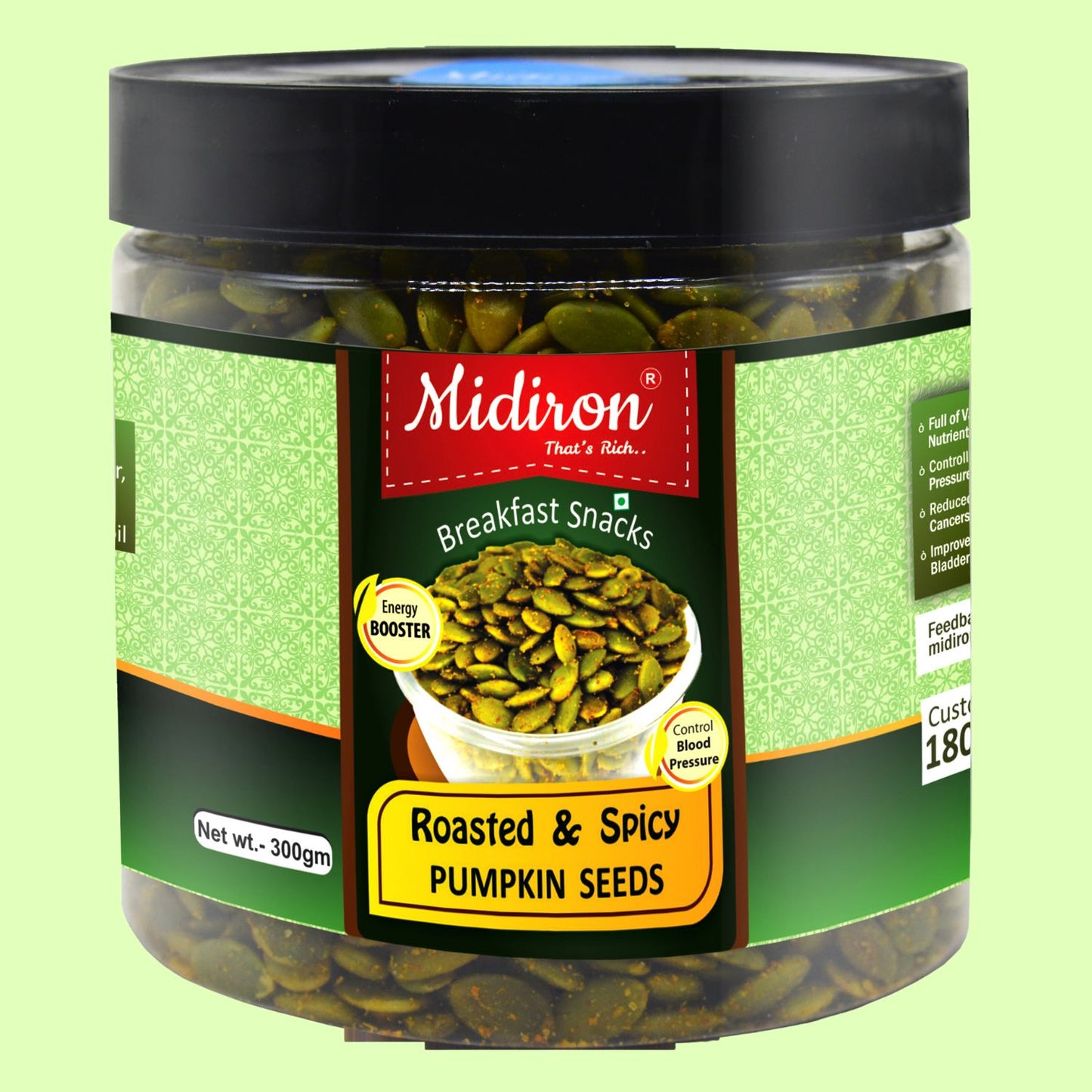 Roasted Spicy Flavor Pumpkin Seed (300 g)