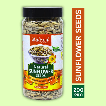 Organic Raw Sunflower Seeds (200 g) Sunflower Seeds  (200 g) - Midiron