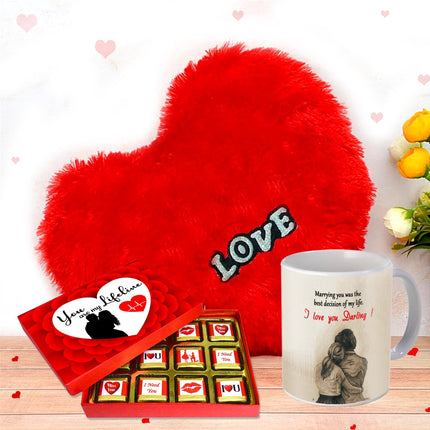 Karwa Chauth Romantic Gift for Her - Karwa Chauth Expression of Love, Karwa Chauth Surprise Plan Giftt