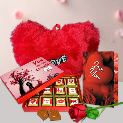 Premium Love Gift Set for Girlfriend & Wife | Romantic Chocolate Gift for Loved One | Perfect Valentine Surprise