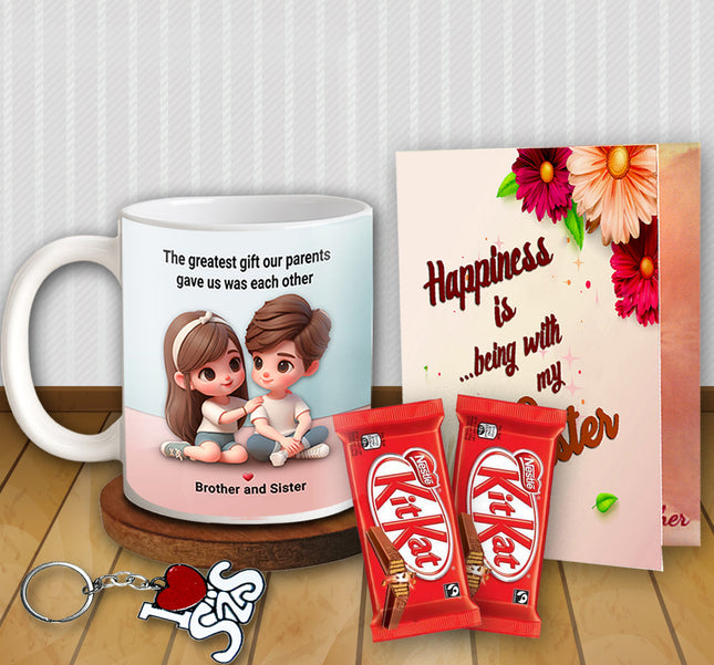 Return Gift for Sister - Raksha Bandhan Gift Set, Rakhi Combo for Sister