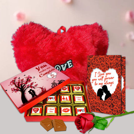 Premium Love Gift Set for Girlfriend & Wife | Romantic Chocolate Gift for Loved One | Perfect Valentine Surprise