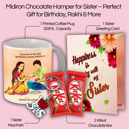 Gift for Sister on Festival - Return Gift Combo for Rakhi, Raksha Bandhan Celebration Pack