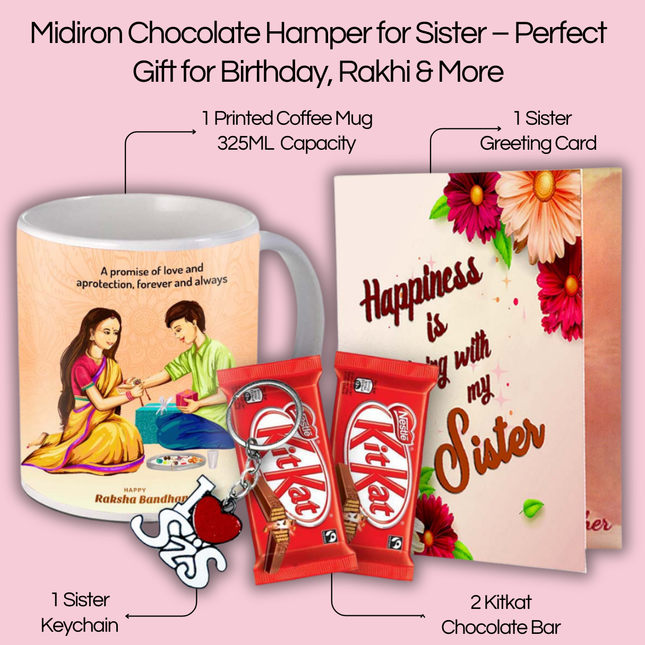 Gift for Sister on Festival - Return Gift Combo for Rakhi, Raksha Bandhan Celebration Pack