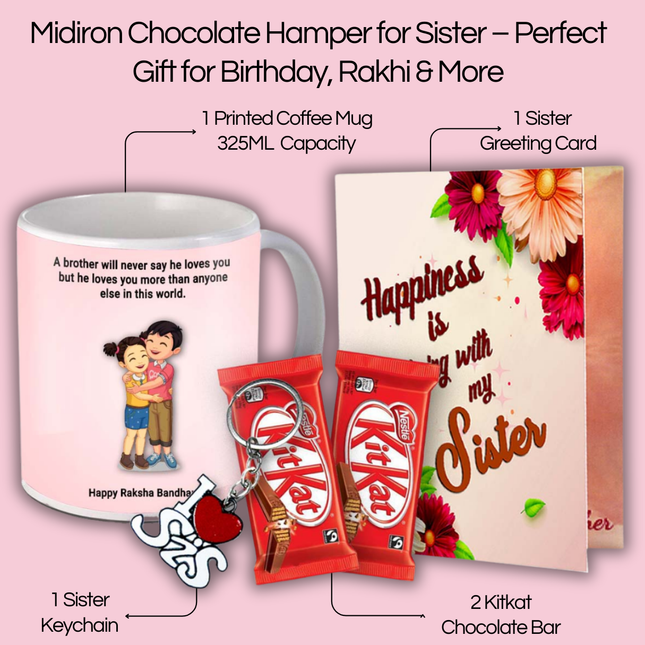 Rakhi Festival Gift for Sister - Return Gift Set, Celebration Combo Box, Traditional Gift Pack