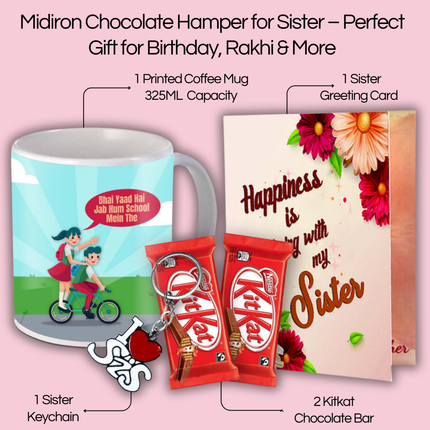 Raksha Bandhan Return Gift for Sister - Gift Box Combo, Rakhi Day Present
