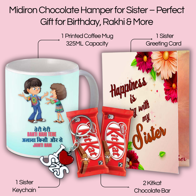 Gift Combo for Sister - Return Gift on Raksha Bandhan, Rakhi Festival Pack