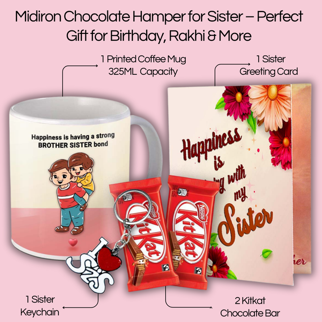 Rakhi Gift Box for Sister - Return Gift Combo, Raksha Bandhan Special Gift Set