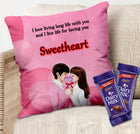 Printed Cushion Gift for Husband - Love Cushion for Him & Her, Unique Cushion Gift for Spouse